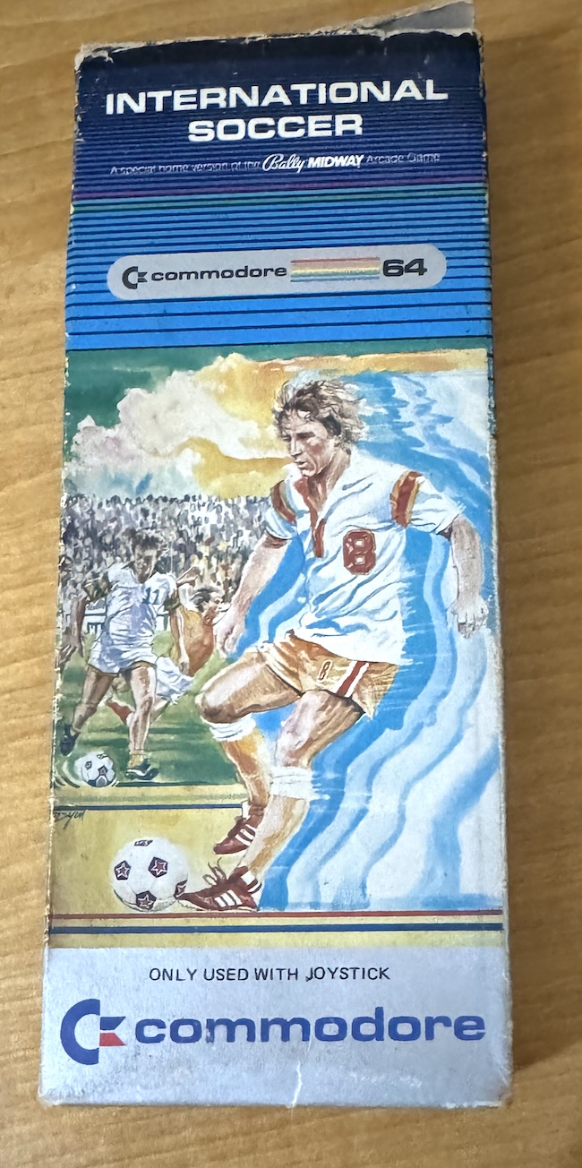 c64 International soccer cartridge